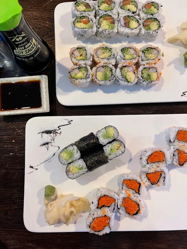 Mikado cucumber avocado roll