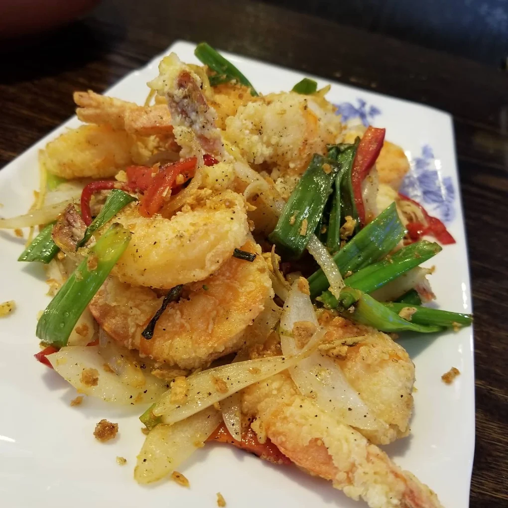 Mikado salt and pepper shrimp