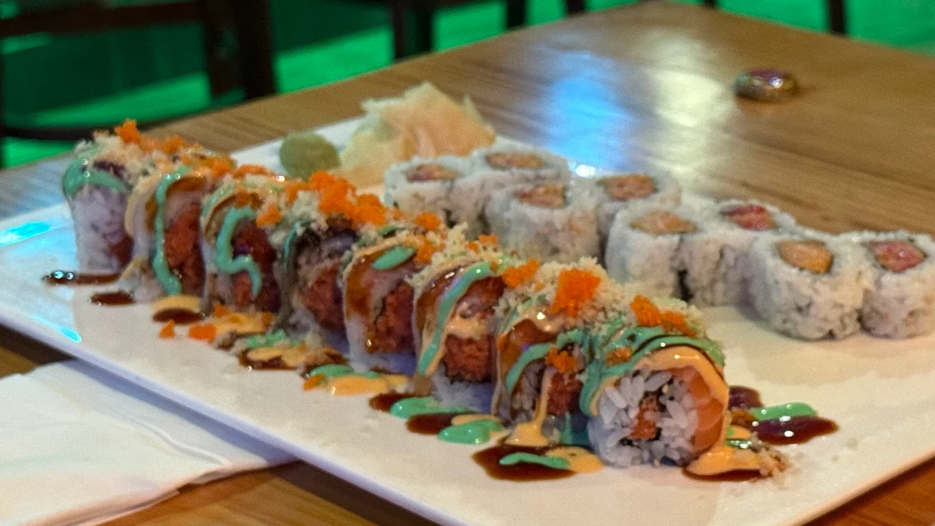Mikado sushi rolls